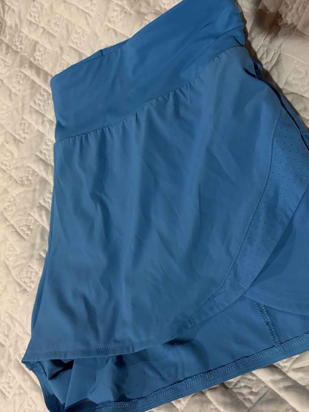 Women’s Athletic Skort - Light Blue Performance Shorts